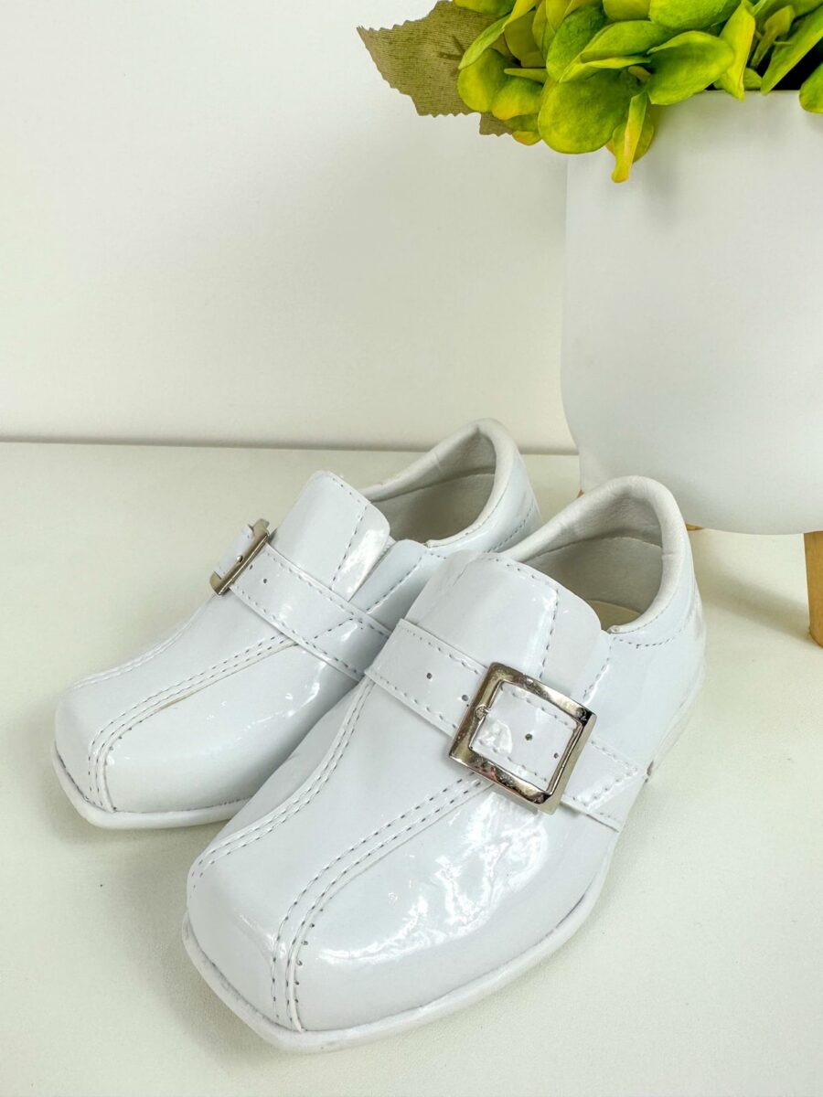 Sapato Social Infantil D Milan Branco