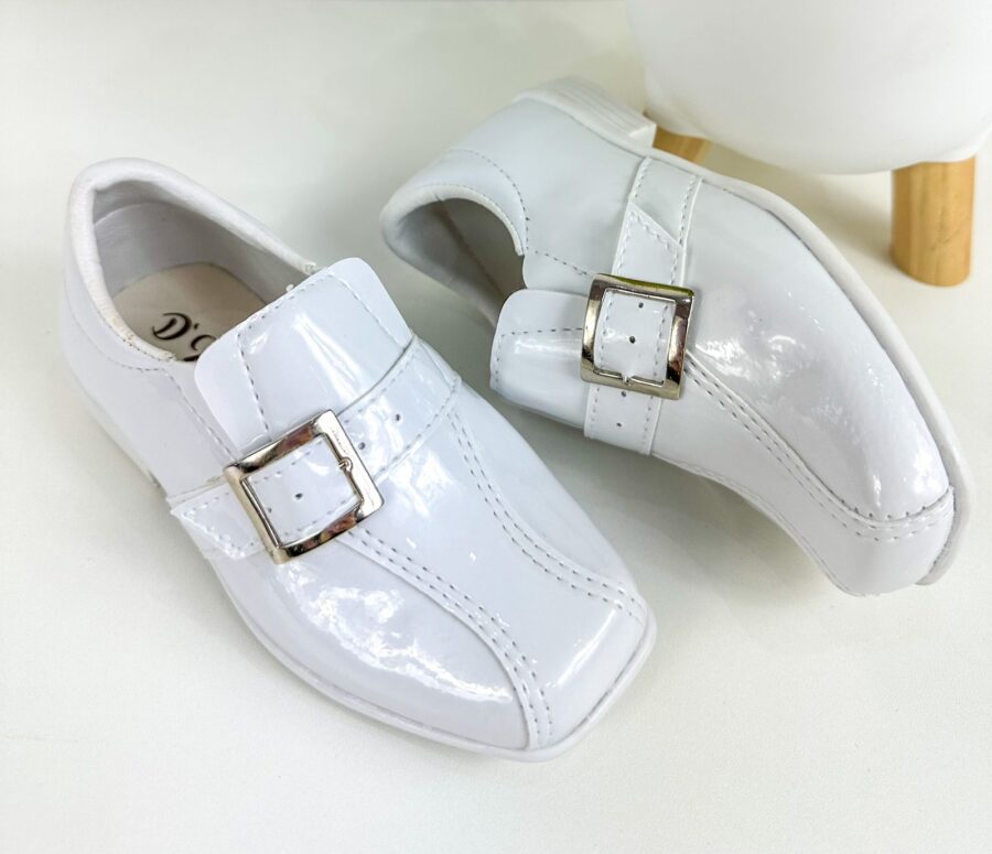 Sapato Social Infantil D Milan Branco