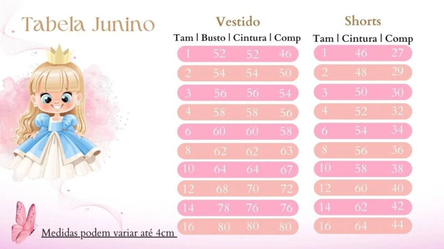 Vestido Junino Poliana