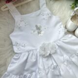 Vestido Infantil Blogueirinha Cecilia Branco