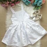 Vestido Infantil Blogueirinha Cecilia Branco