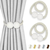 Prendedor de Cortina Magnético Pérola Kit 2 Peças