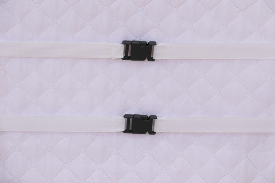 Saia para Cama Box Colchobox Ajustável Elasticada Branca