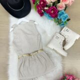 Conjunto Infantil Boiadeira Maraisa Jeans Off