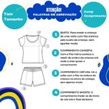 Conjunto Infantil Miss Cherry Ravi Shorts Bege Modelo 2