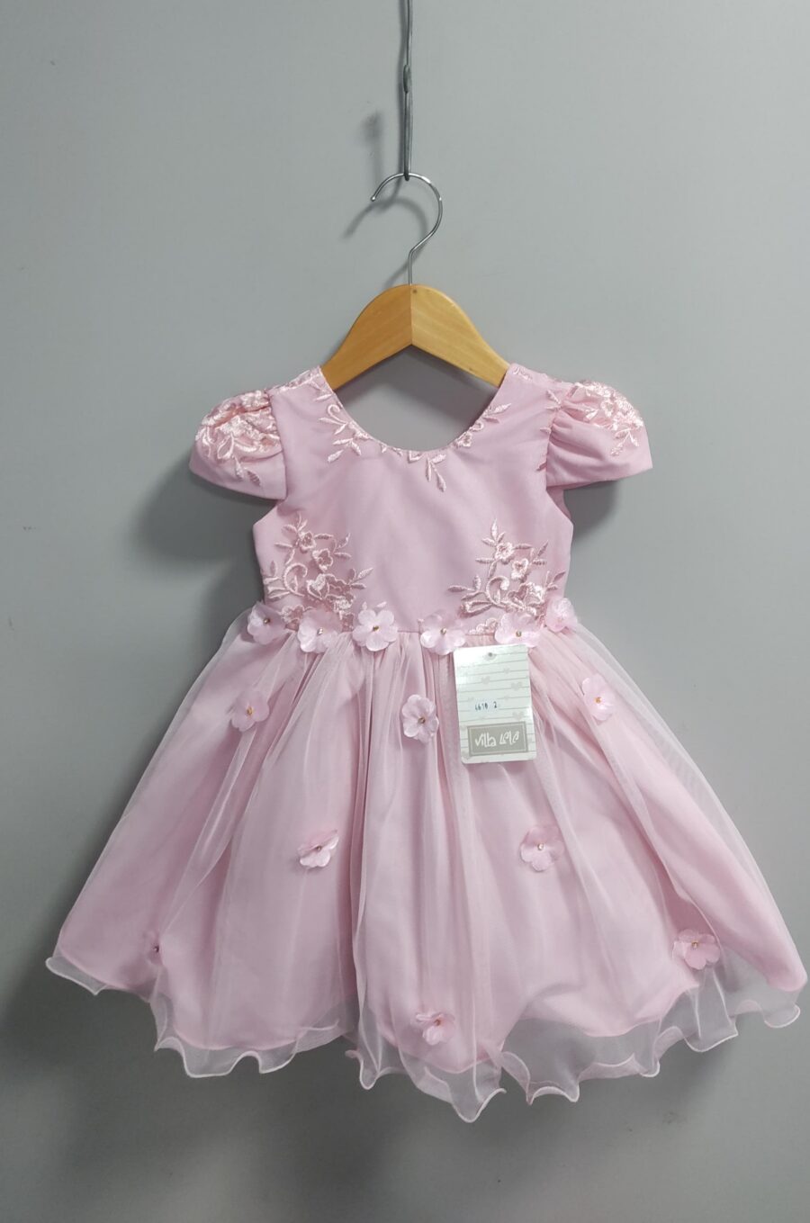 Vestido Infantil Verde Jardim Encantado com Renda