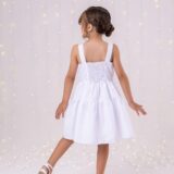 Vestido Infantil Blogueirinha Cecilia Branco
