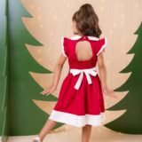 Vestido Infantil Blogueirinha Natal Camile Vermelho