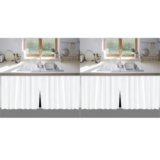 Cortina de Pia para Cozinha em PVC 1,38 x 0,80 m