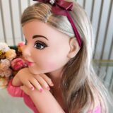 Faixinha de Cabelo Bebê Fofura Laço de Gorgurão com Pérolas