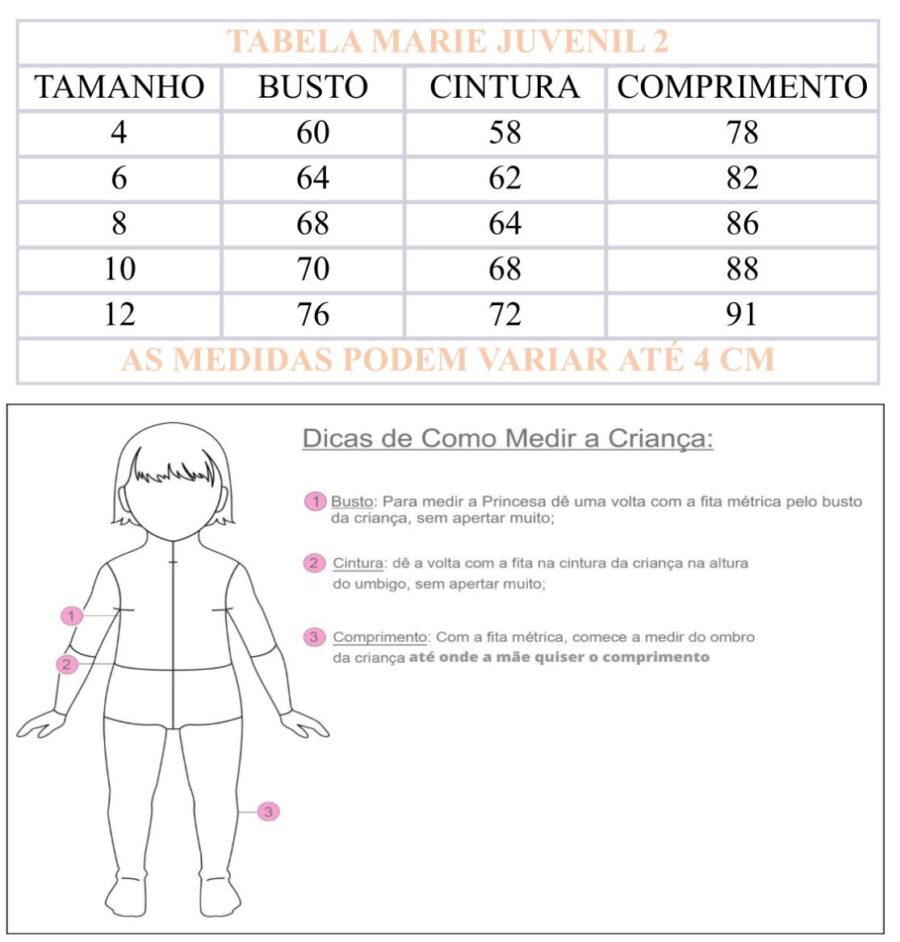 Vestido Infantil Marie Branco de Bolinhas