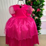 Fantasia Infantil Princesa Belli Peach Rosa