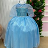 Fantasia Infantil Princesa Belli Gelo com Capa