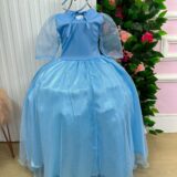 Fantasia Infantil Princesa Belli Gelo com Capa