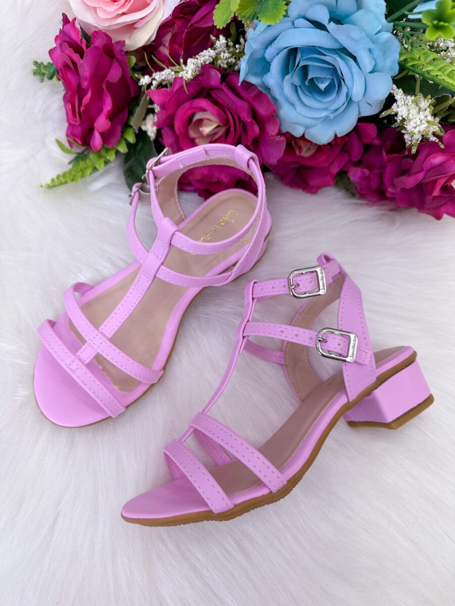 Sandália Infantil Flor Di Mila Mariana Rosa
