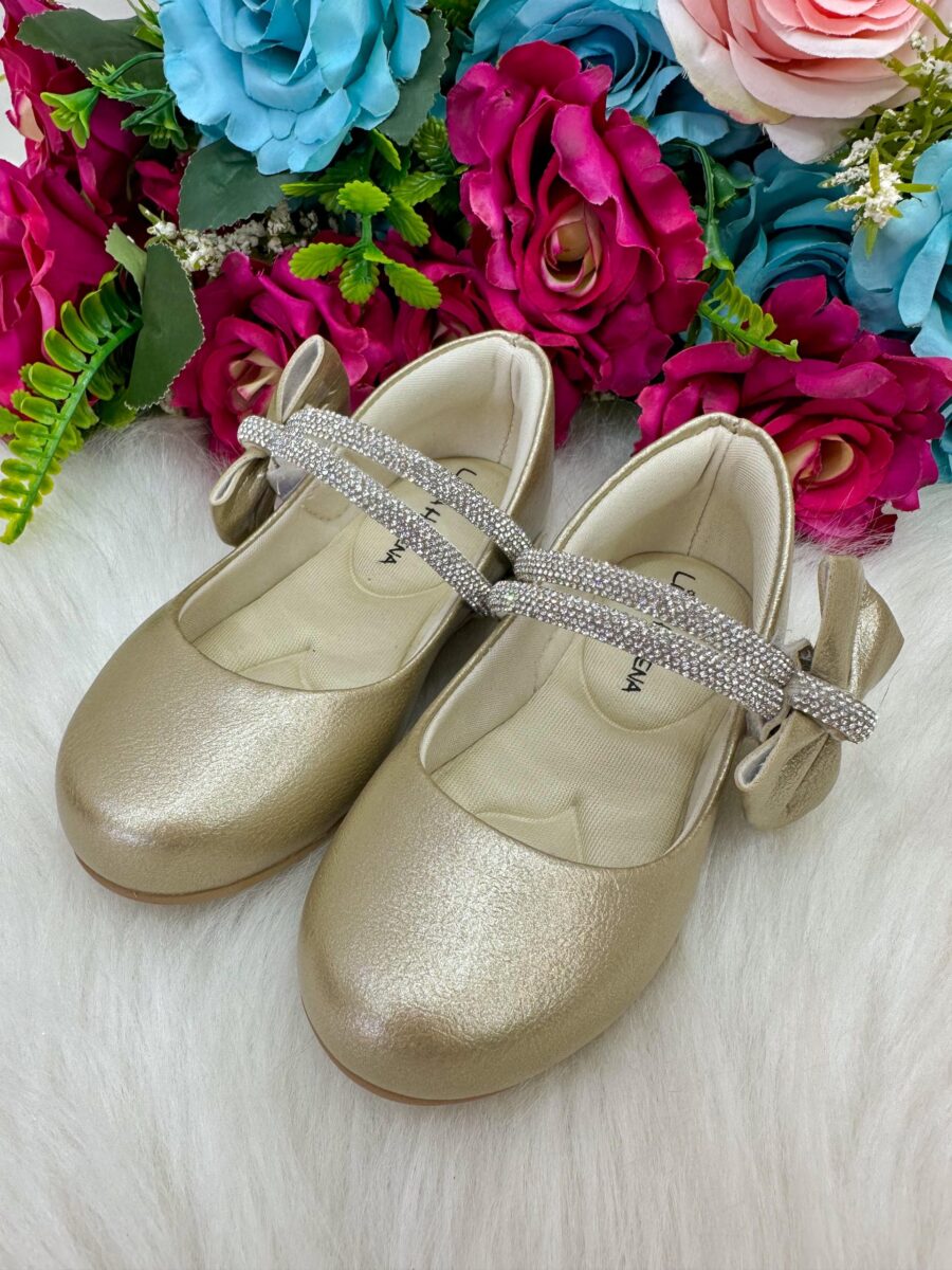 Sapatilha Infantil Flor di Mila Maya Laminada
