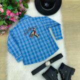 Camisa Junina Infantil Rodeio Miss Cherry Alan com Cinto