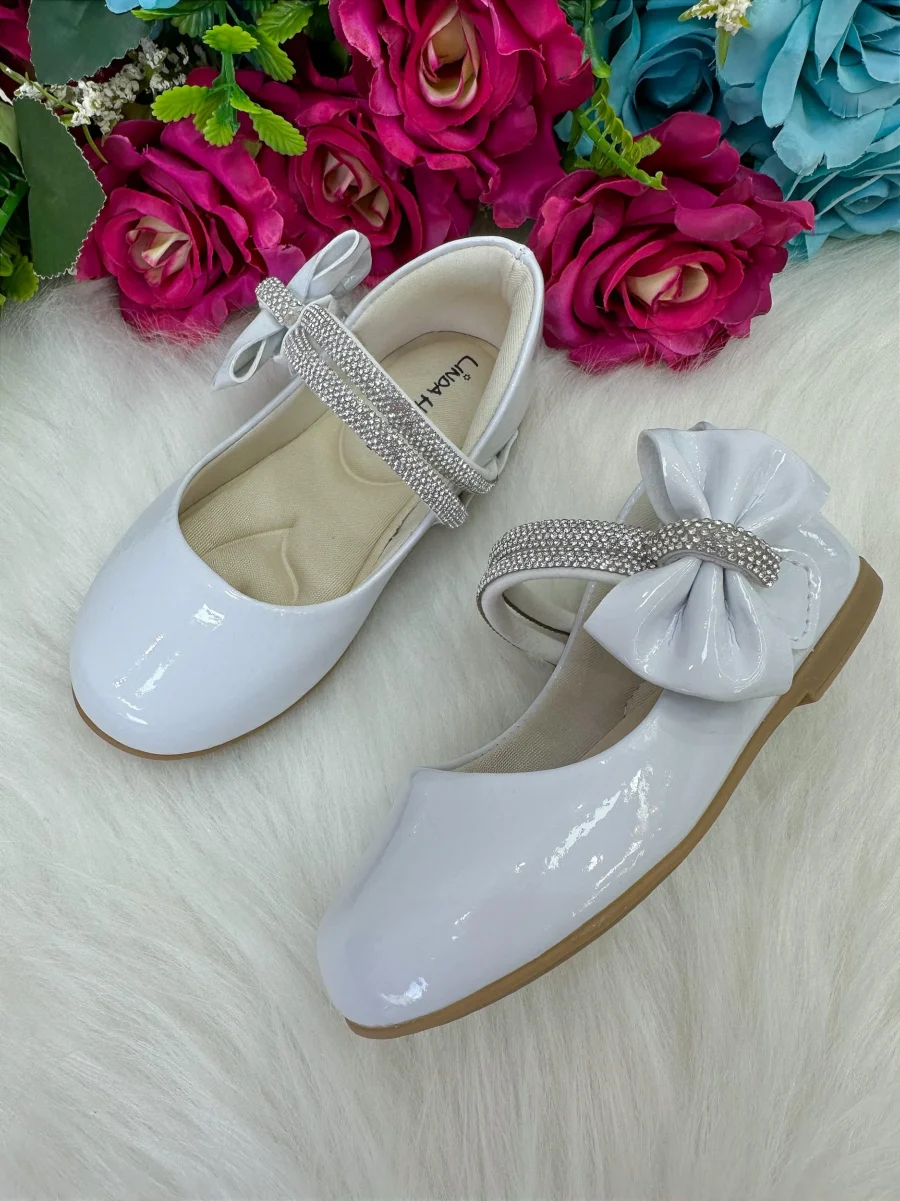 Sapatilha Infantil Flor di Mila Maya Laminada