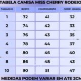 Camisa Junina Infantil Rodeio Miss Cherry Alan com Cinto