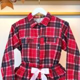 Conjunto Junino Adulto Flanela Camisa e Saia Xadrez