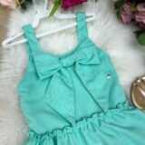 Vestido Infantil Blogueirinha Lola Verde Tiffany