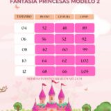Fantasia Infantil Princesa Belli Longa Lilás Modelo 2