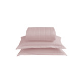Kit Cobre Leito Casal Dupla Face Soft 3 Peças Rosê