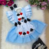 Romper Vestido Infantil Belli Alice no País das Maravilhas