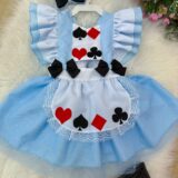 Romper Vestido Infantil Belli Alice no País das Maravilhas