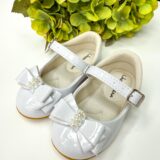 Sapatilha Infantil Flor di Mila Charlote Branca