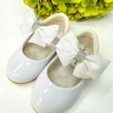 Sapatilha Bebê Flor di Mila Penelope Branca