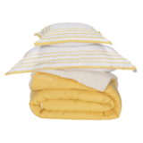 Kit Coberdrom Soft Solteiro 3 Peças Dupla Face Sherpa