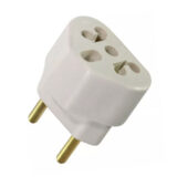 Kit 3 Adaptadores de Tomada Bob Love 10A 20A 2P e 2P+T
