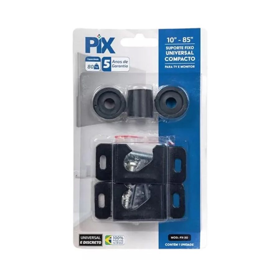Suporte Fixo de Parede para TV 10 a 85 Pol Pix PX-30