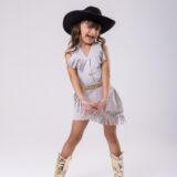 Conjunto Infantil Boiadeira Maraisa Jeans Off