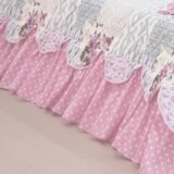 Kit Colcha Cobre Leito Belize Queen 5 Peças Rosa