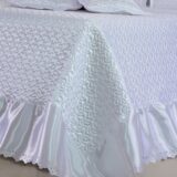 Kit Cobre Leito Queen 5 Peças Deccoralle Athena Branco