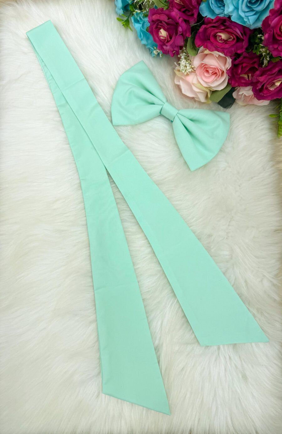 Laço Avulso Faixa para Vestido Selena Verde Menta
