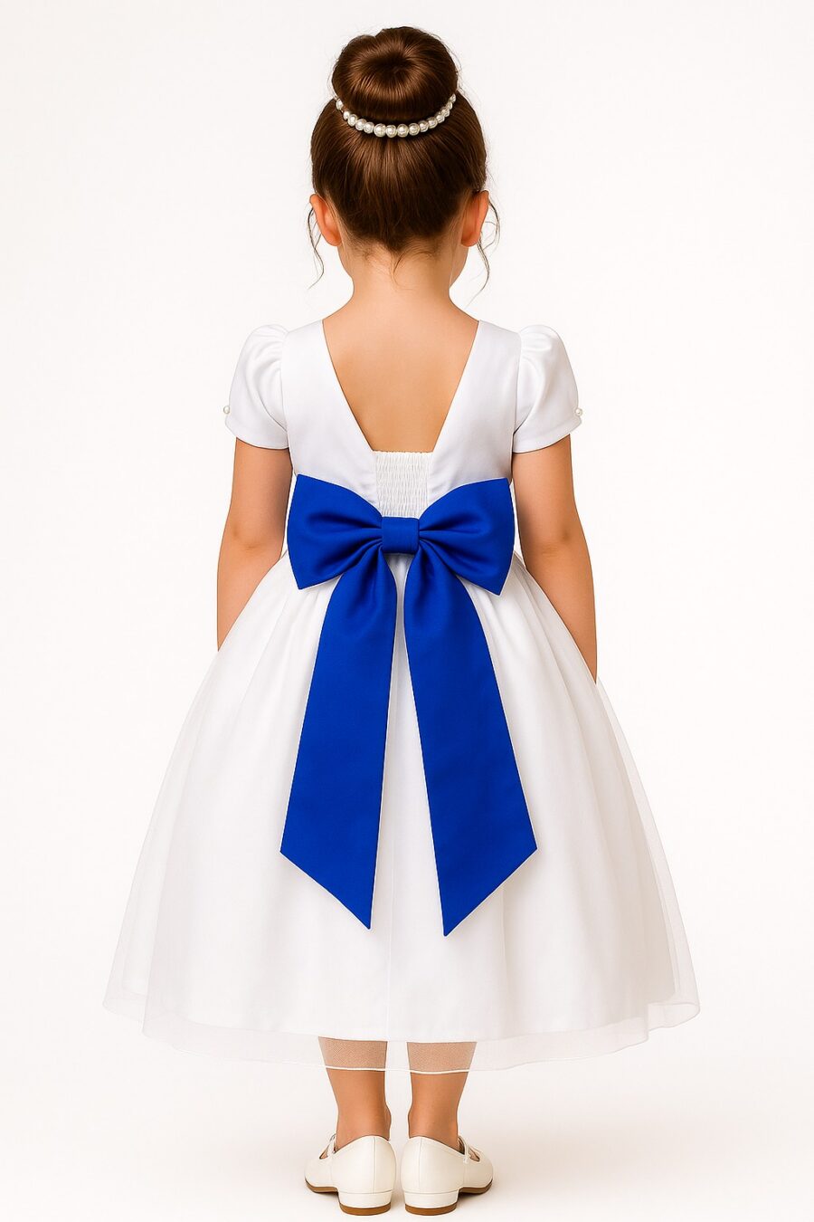 Laço Avulso Faixa para Vestido Selena Azul Royal