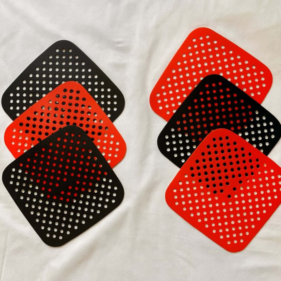 Forro de Silicone para Airfryer Antiaderente 18,5x19 cm