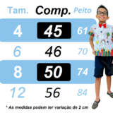 Camisa Aquarela com Gravatinha para Festas