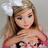 Tiara Infantil Belli Laço Duplo Branco