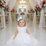 Vestido Infantil Marie Jardim das Borboletas Branco Viviane