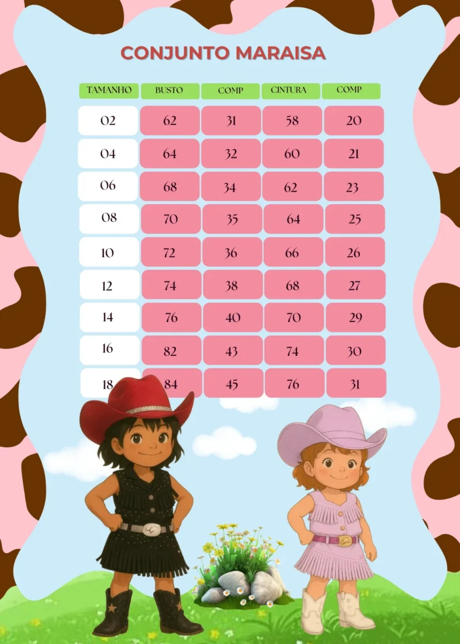 Conjunto Boiadeira Infantil Jeans com Chapéu e Cinto