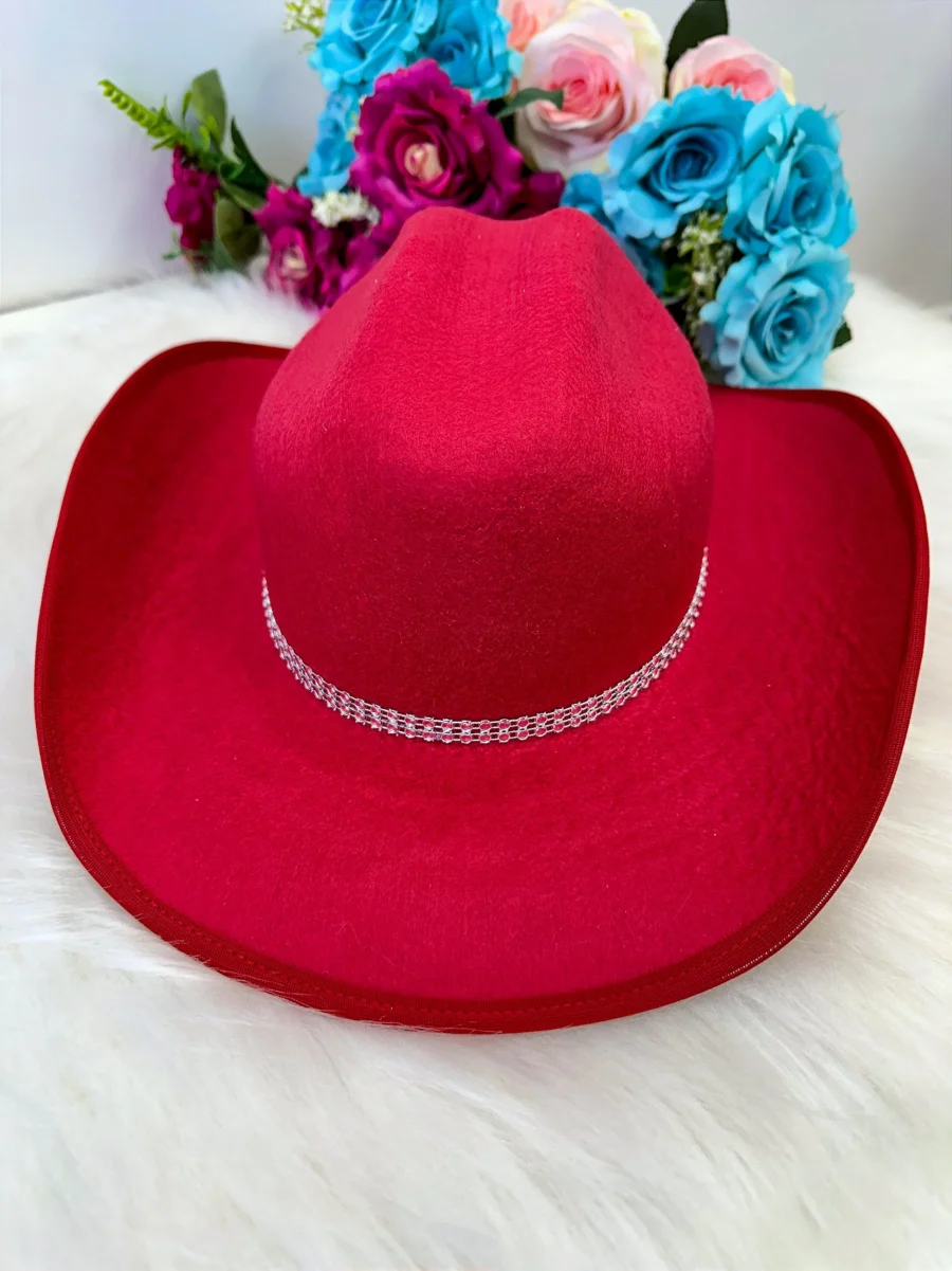 Conjunto Boiadeira Infantil Jeans com Chapéu e Cinto