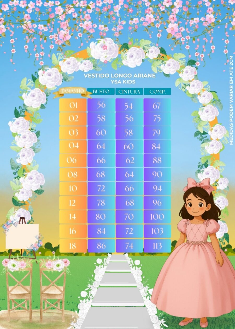Vestido Longo Infantil Ariane Ysa Kids Lilás Babado de Tule