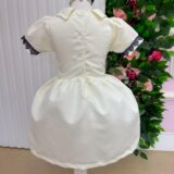 Vestido Infantil Blogueirinha Jhenni Off com Colete Jeans