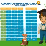 Conjunto Social Infantil Miss Cherry Vitor Linho Bege