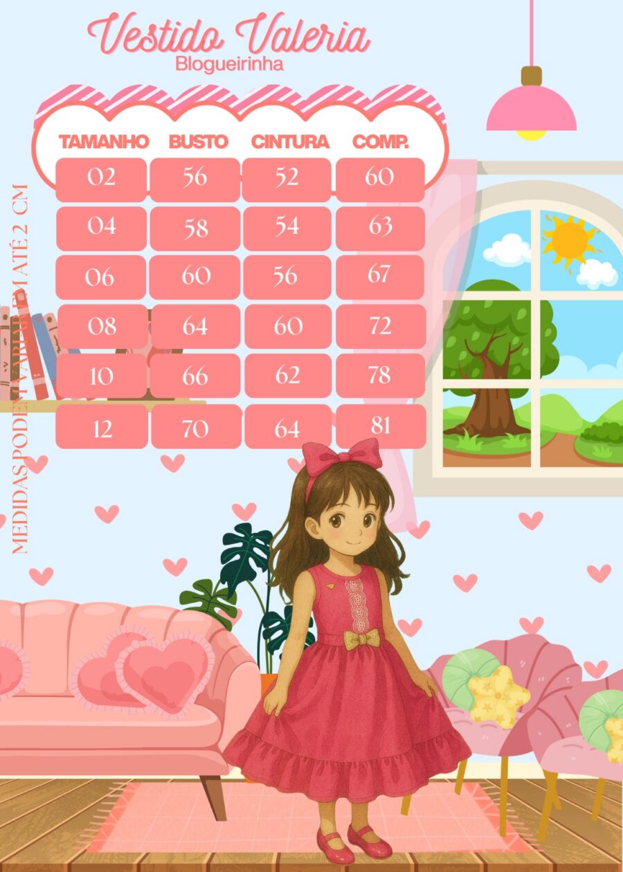 Vestido Infantil Blogueirinha Valeria Vermelho Renda Pérolas