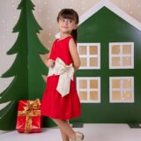 Vestido Infantil Blogueirinha Natal Rafa Vermelho